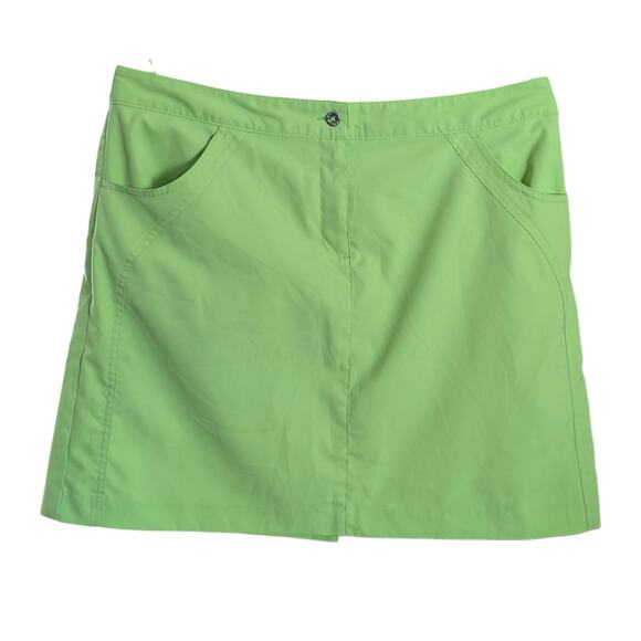 IZOD Perform Cool-FX Microfiber Green Golf Skort - 12 - Picture 1 of 7